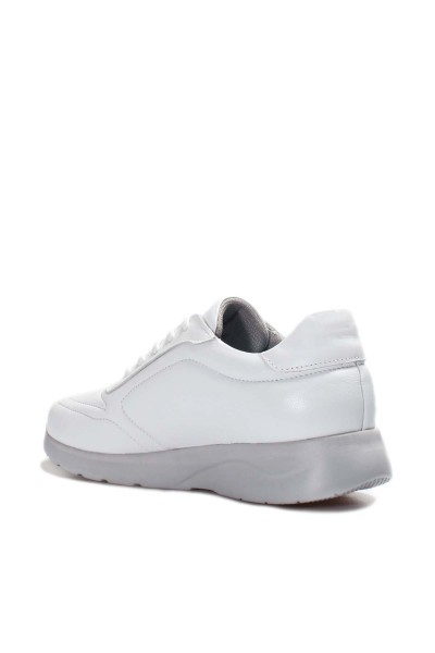 Hakiki Deri Beyaz Kadın Spor Ayakkabı 517ZA5031    