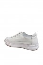 Hakiki Deri Beyaz Kadın Casual Ayakkabı 583ZA402    