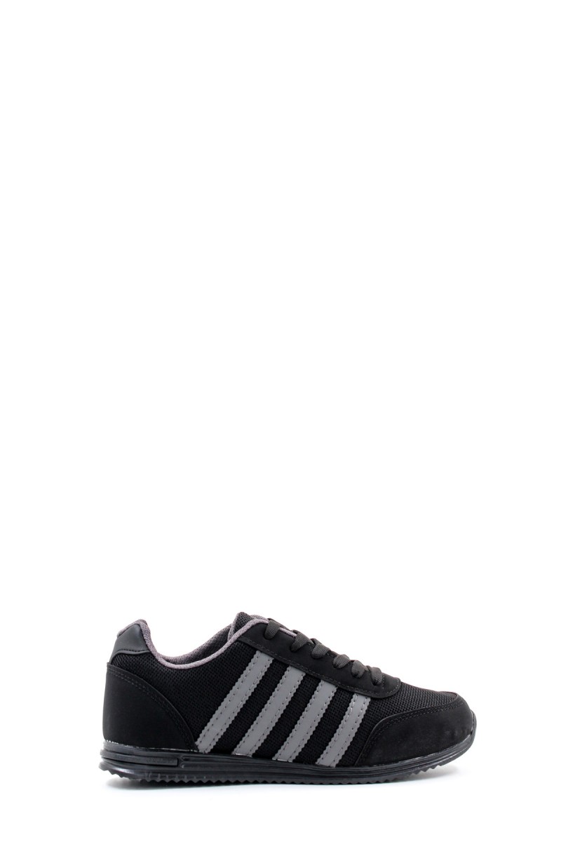Siyah Füme Kadin Sneaker Ayakkabi 590ZA09     