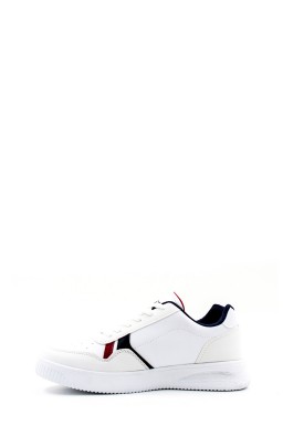 Beyaz Lacivert Erkek Sneaker Ayakkabi 591MA1617     