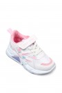 Beyaz Pembe Unisex Çocuk Sneaker Ayakkabı 598XCA049     