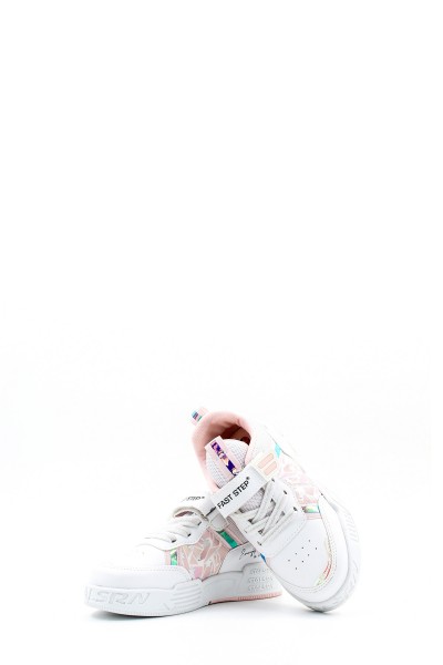 Beyaz Pembe Unisex Çocuk Sneaker Ayakkabı 598XCA039     