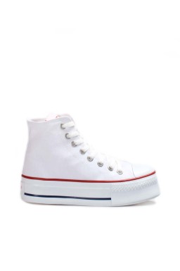 Beyaz Kadin Sneaker Ayakkabi 620ZA1908     