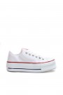Beyaz Kadın Sneaker Ayakkabı 620ZA1907     