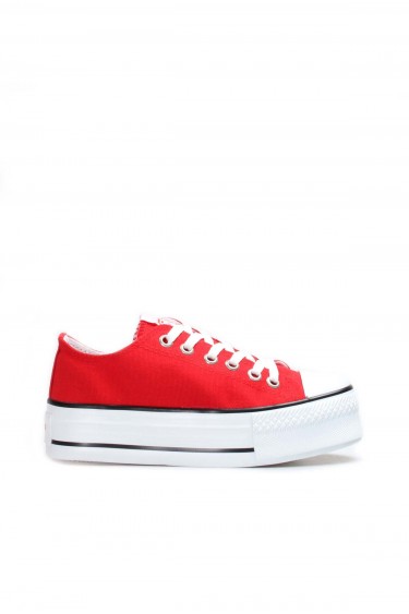 Kırmızı Kadın Sneaker Ayakkabı 620ZA1907     