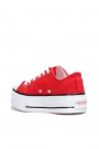 Kırmızı Kadın Sneaker Ayakkabı 620ZA1907     