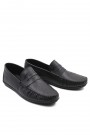 Hakiki Deri Siyah Erkek Loafer Ayakkabı 628MAF4001    