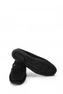 Hakiki Deri Siyah Süet Erkek Loafer Ayakkabı 628MA01    