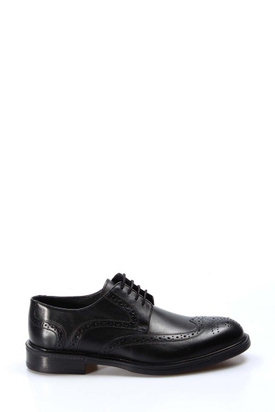 Hakiki Deri Siyah Erkek Klasik Ayakkabı 630MA724    