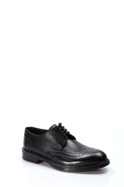 Hakiki Deri Siyah Erkek Klasik Ayakkabı 630MA724    
