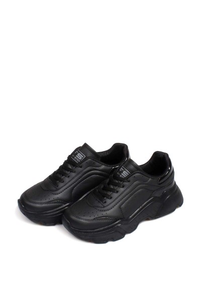 Siyah Kadın Sneaker Ayakkabı 666ZA146     