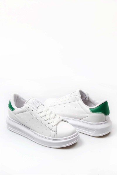 Beyaz Yeşil Kadın Sneaker Ayakkabı 666ZAF1560     