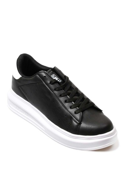 Siyah Beyaz Kadın Sneaker Ayakkabı 666ZAF1560     