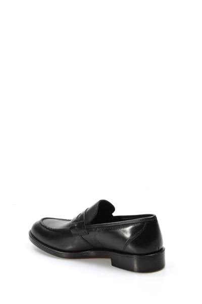 Hakiki Deri Siyah Erkek Klasik Ayakkabı 701MA015-2    