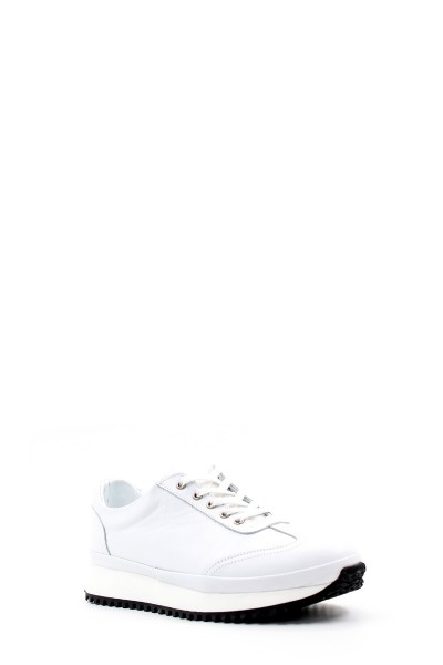 Hakiki Deri Beyaz Erkek Spor Ayakkabı 722MA873    