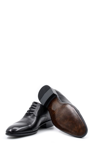 Hakiki Deri Siyah Erkek Klasik Ayakkabı 741MA2012    
