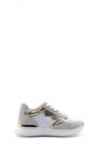Hakiki Deri Beyaz Altın Kadın Casual Ayakkabı 757ZA24066    
