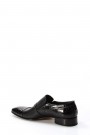 Hakiki Deri Siyah Kroko Erkek Klasik Ayakkabı 822MA22    