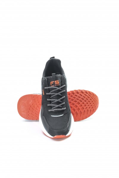 Siyah Füme Oranj Erkek Sneaker Ayakkabı 865MA5036     
