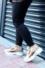 Bej Taba Kadın Sneaker Ayakkabı 865ZA2038-1     