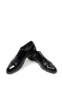 Hakiki Deri Siyah Rugan Erkek Klasik Ayakkabı 867MBA075JUR    