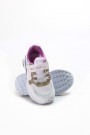 Beyaz Turkuaz Lila Bebek Sneaker Ayakkabı 868BA051C     