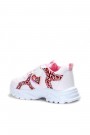 Beyaz Kırmızı Unisex Çocuk Sneaker Ayakkabı 868XCA047     
