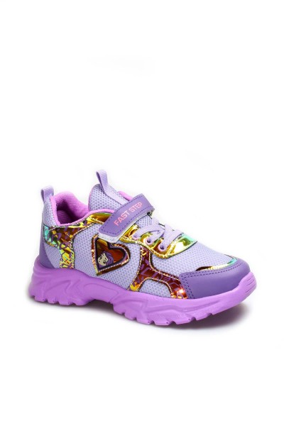 Lila Parlak Unisex Çocuk Sneaker Ayakkabı 868XCA047     