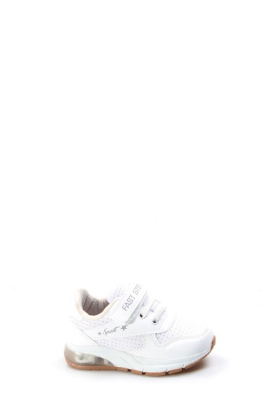 Beyaz Bebek Sneaker Ayakkabı 877BA105P     
