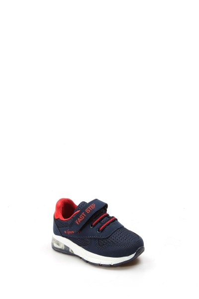 Lacivert Kırmızı Bebek Sneaker Ayakkabı 877BA105P     