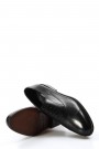 Hakiki Deri Siyah Antik Erkek Klasik Ayakkabı 893MA075    