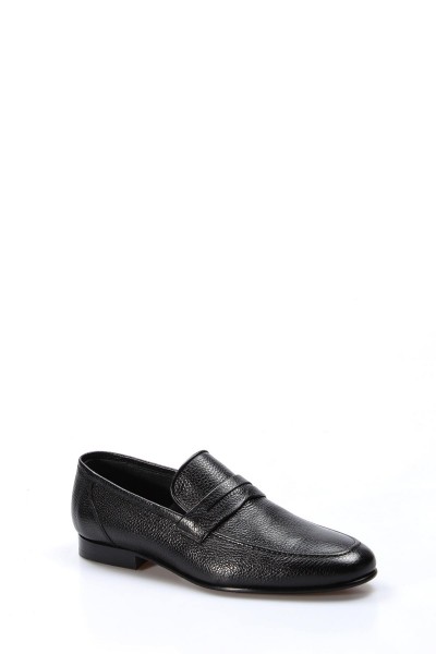 Hakiki Deri Siyah Erkek Klasik Ayakkabı 893MA1401-1    