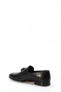 Hakiki Deri Kösele Siyah Antik Erkek Klasik Ayakkabı 893MA1401   
