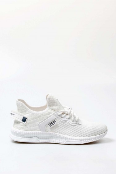 Beyaz Erkek Sneaker Ayakkabi 925MA24     