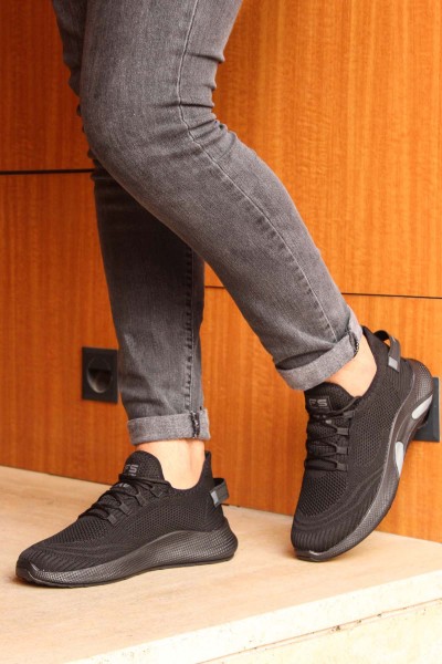 Siyah Unisex Sneaker Ayakkabı 925XA44     