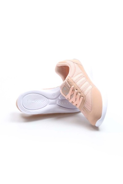 Pudra Beyaz Kadın Sneaker Ayakkabı 925ZA221     