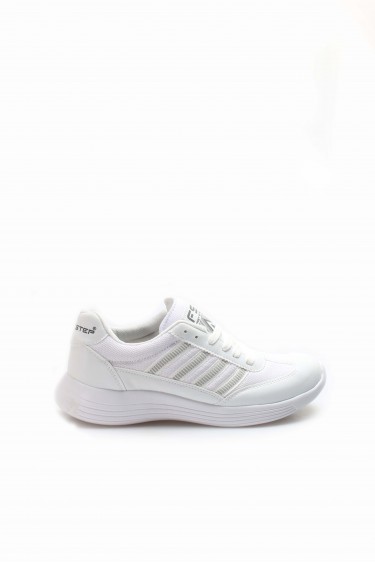 Beyaz Anorak Kadin Sneaker Ayakkabi 925ZA221     