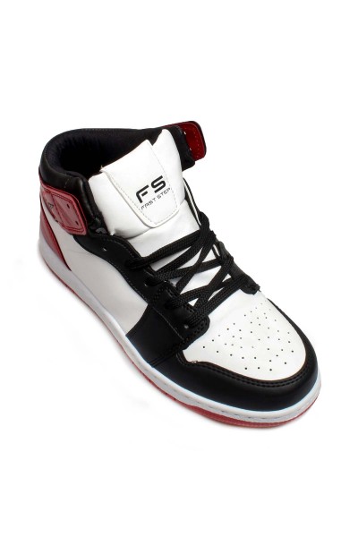 Beyaz Siyah Kırmızı Unisex Sneaker Ayakkabı 930XA060     