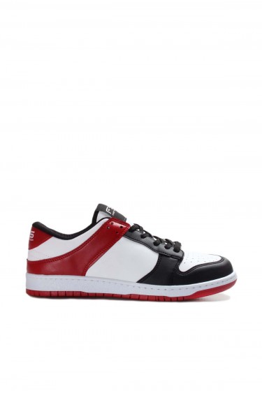 Siyah Kırmızı Beyaz Unisex Sneaker Ayakkabı 930XA070     