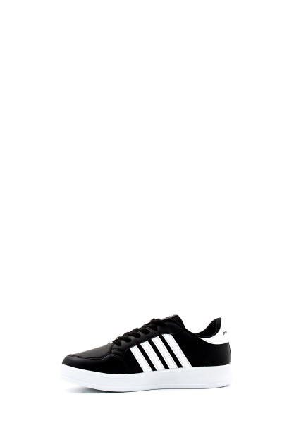 Siyah Beyaz Erkek Sneaker Ayakkabı 930MBA019     