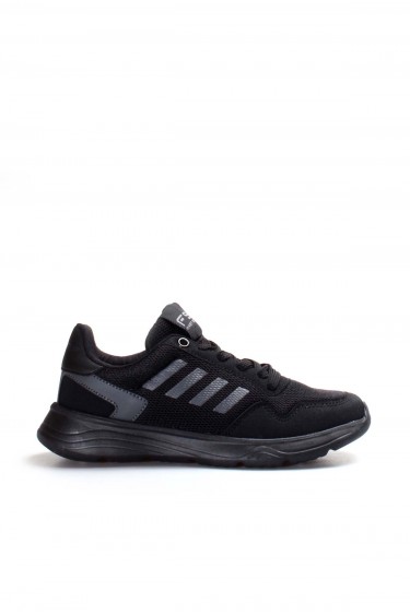 Siyah Gri Unisex Sneaker Ayakkabı 930XAF044     