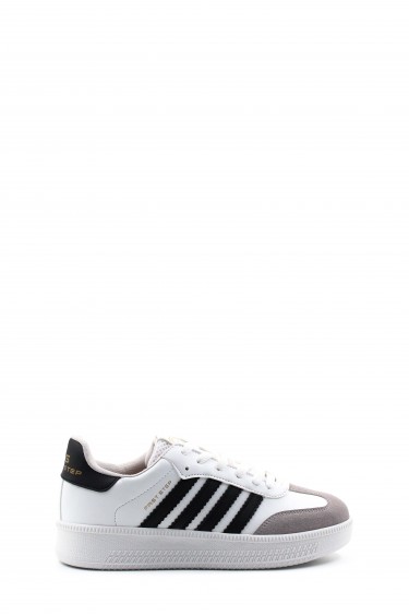 Beyaz Siyah Unisex Sneaker Ayakkabi 930XA058     