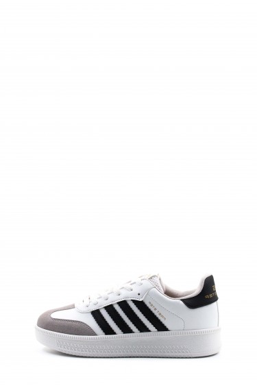 Beyaz Siyah Unisex Sneaker Ayakkabi 930XA058     