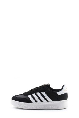 Siyah Beyaz Unisex Sneaker Ayakkabi 930XA058     