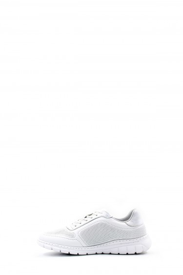 Hakiki Deri Beyaz Kadin Casual Ayakkabi 950ZAS8023LRZ    