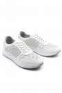 Hakiki Deri Beyaz Erkek Spor Ayakkabı 951MA6530LZR    