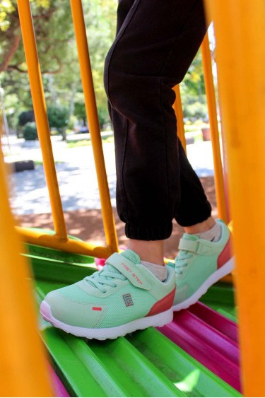 Su Yesili Somon Unisex Çocuk Sneaker Ayakkabı 991XA1216     