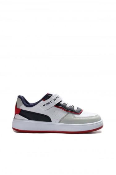 Beyaz Lacivert Kırmızı Unisex Çocuk Sneaker Ayakkabı 991XA964     