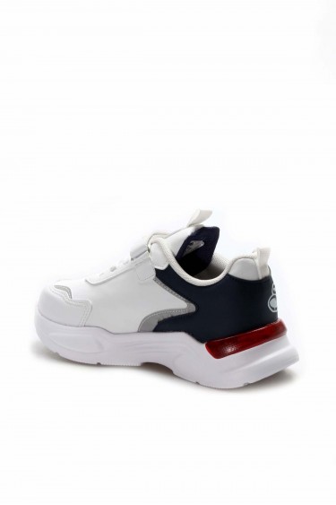 Beyaz Lacivert Kırmızı Unisex Çocuk Sneaker Ayakkabı 991XA935     